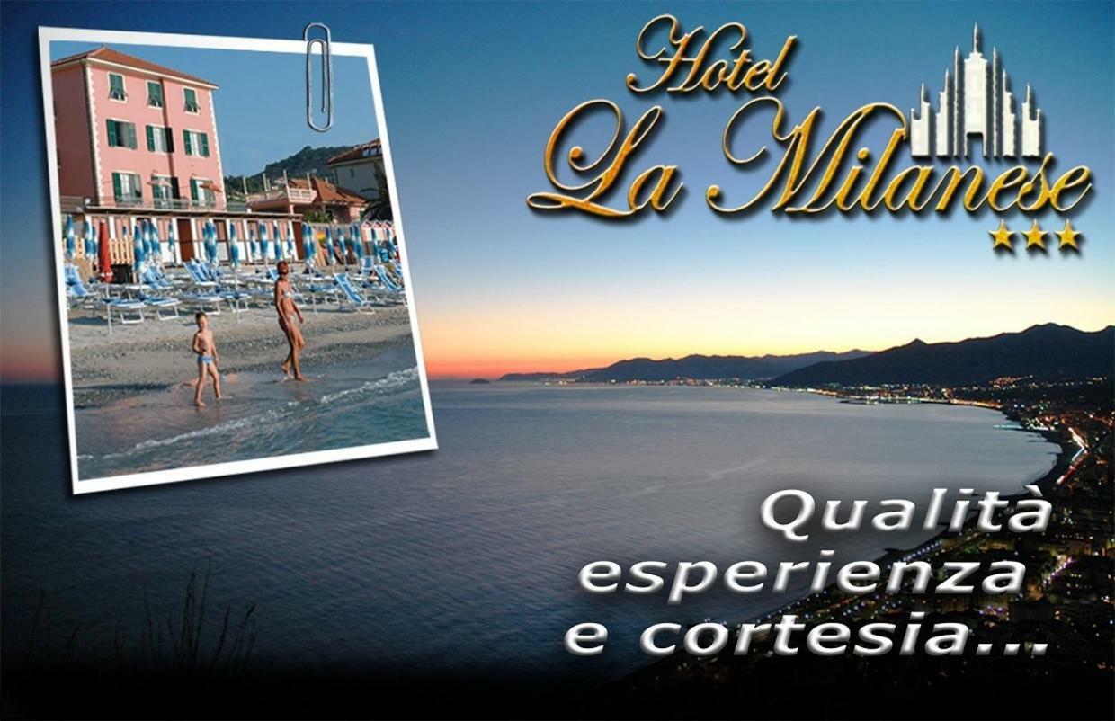 Hotel La Milanese Pietra Ligure Esterno foto